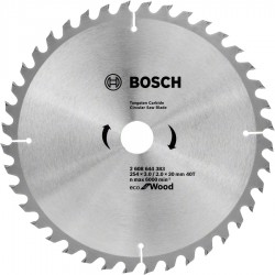 Tarcza pilarska BOSCH 254 mm ECO FOR WOOD 2608644383