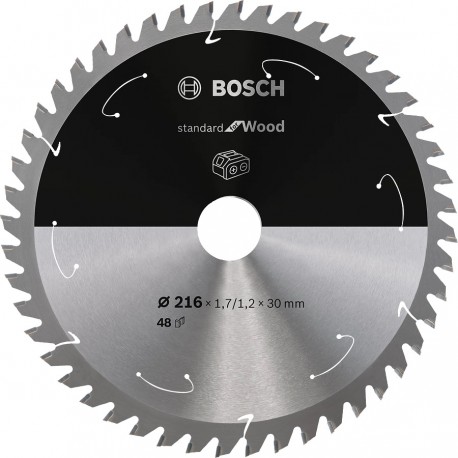 Tarcza pilarska BOSCH 216 mm STANDARD WOOD 2608837723